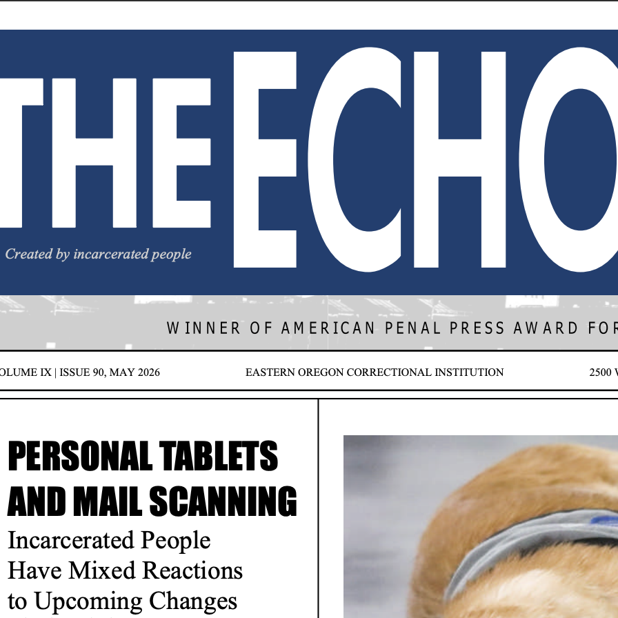 The Echo newsletter cover, EOCI